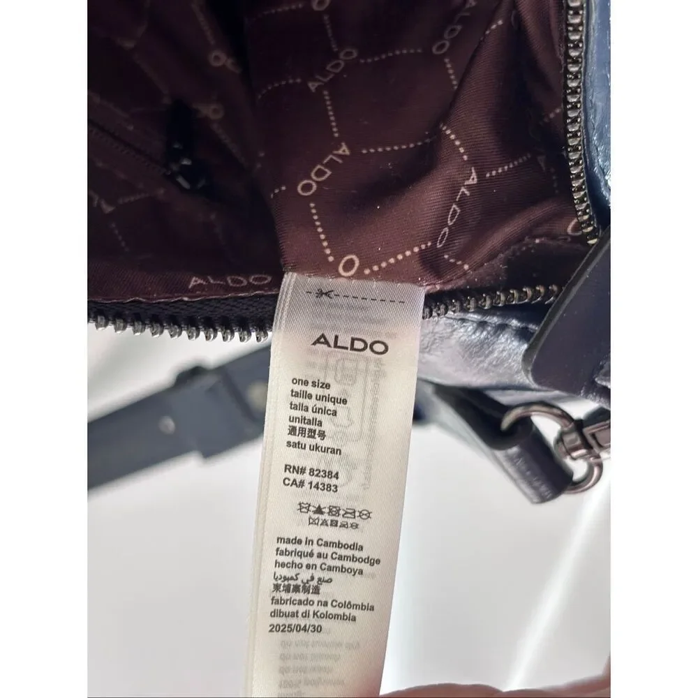 Aldo boho shoulder crossbody bag blue new